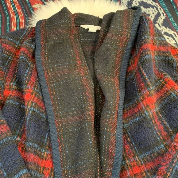 Ellie Mae open Jacket Plaid Lightweight - Picture 3 of 8